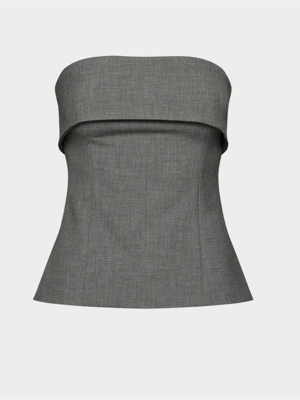 Aritzia Element Tube Top - Heather charcoal grey
